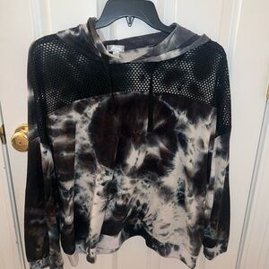 Orange Kiss Tie Dye Long Sleeve